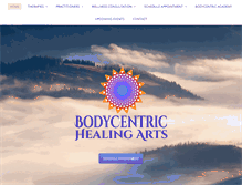 Tablet Screenshot of bodycentrichealingarts.com